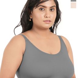 elina Women Pack of 2 Full Coverage Cotton Everyday Bras-image-101