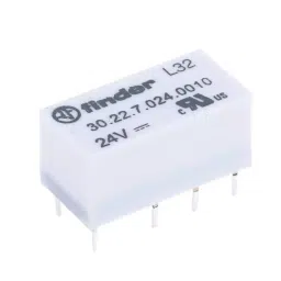 Finder PCB Mount Signal Relay 24 V DC Coil 2 A Switching Current SPDT, 30.22.7.024.0010-picture-8