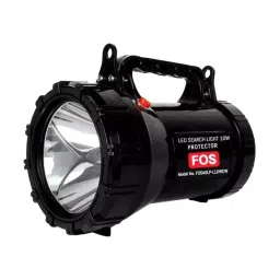 FOS 10W 1 Km Range Rechargeable Handheld LED Search Light - FOSASLP10WCW-48