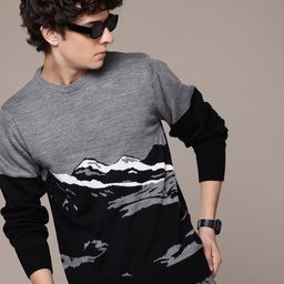 The Roadster Lifestyle Co. Self-Design Acrylic Pullover-image-3