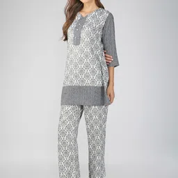 Bindigasm Printed Tunic With Trousers Co-Ords image 5