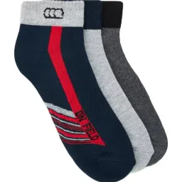 Ajile by Pantaloons Multicolor Striped Socks - Pack of 3-image-45