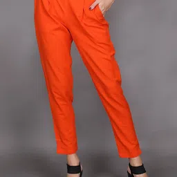 SVKETAIL Women Solid Low-Rise Regular Fit Comfort Trousers-image-57