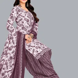 Simmu Women Floral Printed Regular Kurta with Patiala & Dupatta-picture-8