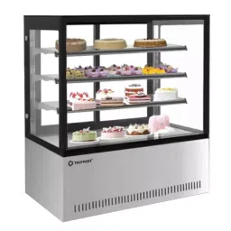 Celfrost Flat Glass Cake Showcase Base + 3 Shelves Stainless Steel, CSF 34-image-75