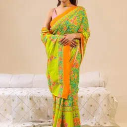BUTA BUTI Women Floral Printed Pure Cotton Saree-44