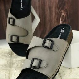 Hoversoul Men's Zeno Midnight Grey Slide Sandals-picture-38
