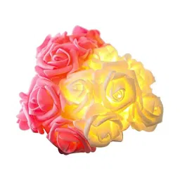 NSCC 4 m 5 w Plastic Battery Powered LED Flower String Fairy Light 20 LEDs, 9V-WOWI-NMMZ-13