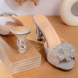NR By Nidhi Rathi Embellished Party Stiletto Sandals-29