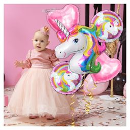 Party Anthem Unicorn Balloon Bouquet - Pack of 5-image-21