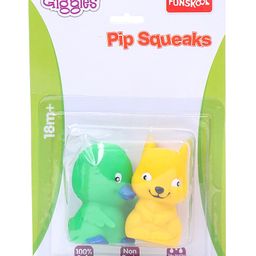 Giggles Pip Squeaks Bath Toys Pack of 2- Green & Yellow-24