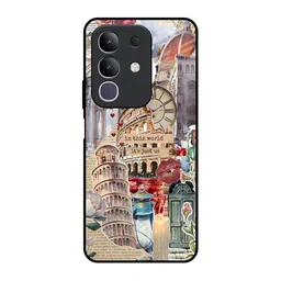 QRIOH Unisex Quirky Printed Vivo T4x 5G Italian Vibes Glass Back Case Mobile Accessories-picture-20