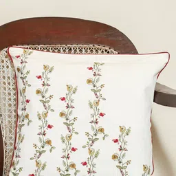 Crown of Poppies Cotton Square Cushion Covers-picture-18