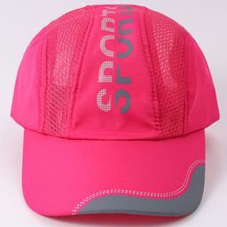 Pine Active Baseball Cap With Text Print Pink - Diameter 15.5 cm image 3