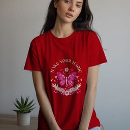 GRACE & JACK Graphic Puff Printed Round Neck T-shirt-image-40