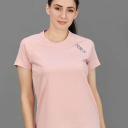 HRX by Hrithik Roshan Women Solid Round Neck T-shirt-picture-12