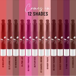 RED 4 Non Transfer Matte Bullet Lipstick - Flamingo Red - 02 image 3