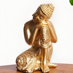 INTERNATIONAL GIFT Gold-Toned Buddha Idol Showpiece-image-44
