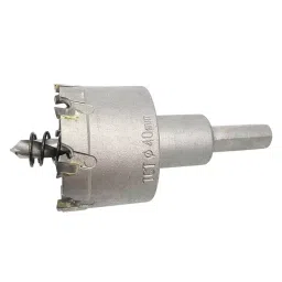 FLAMINGO ENTERPRISE Carbide-Tipped Hole Saw Cutter Masonry Bits Type 40 mm Diameter TCT & SS 86 mm Length 28 mm Depth 10 mm Shank, FM-201-36