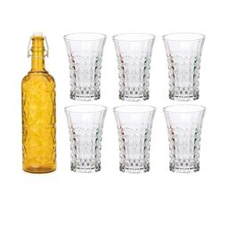 SOMIL Yellow Glass Airtight Can Bottle-image-37