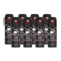 Secure Shield Self Defense 55ml Pepper Spray for Women Safety/Protection, Pack of 8-39