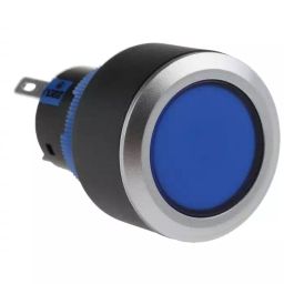 RS PRO Illuminated Push Button Switch Panel Mount 22.2 mm Cutout SPDT Blue LED 250 V AC, 1759010-image-65