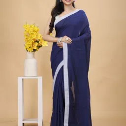 SLAGHA Solid Taant Saree-image-39