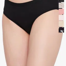 BODYMIST Pack of 6 Printed Pure Cotton Hipster Briefs 777+ N-series 6pc S-image-34