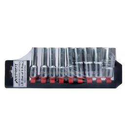 Autofit Chrome Vanadium Steel 9 Pcs Deep Bi-Hex Socket Set-17