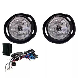 Auto Pearl Fog Light with Wiring Kit and Switch Compatible For Toyota Etios-25