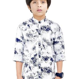MADE IN THE SHADE Unisex Kids Floral Printed Casual Shirt-image-93