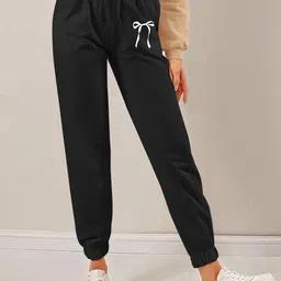 SAAHASAM Women Printed Relaxed Loose Fit Joggers Trousers-picture-6