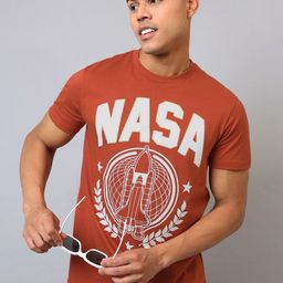 Free Authority Nasa Printed Pure Cotton Crew-Neck T-Shirt-picture-26