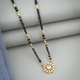 Wynona Stone Studded & Beaded Mangalsutra-48