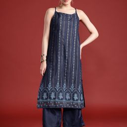 Anouk Printed Regular Kurta with Palazzos image 4