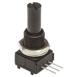 Vishay Panel Mount, Through Hole Rotary Potentiometer 500 mW Power 10 kΩ Pin Terminal, 248FGJS0XB25103MA (Pack of 50 Pcs)-picture-27