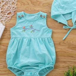 YK Infant Girls Embroidered Cotton Bodysuit-picture-17