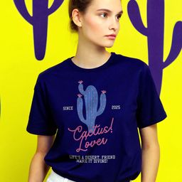 DressBerry Women Bio Finish Graphic Printed Round Neck Cotton T-shirt-image-80