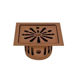 Sanjay Chilly Square Ezee Floor Drainer with Cockroach Trap Rose Gold 127 x 127 mm, SCCT-SE-RG-127-image-92
