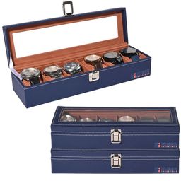 Kuber Industries 3Pcs Rectangular 6-Slots Watch Organizers-20