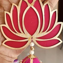 Myntra Elegant Homes Pink Handmade Wall Decor Lotus-picture-36