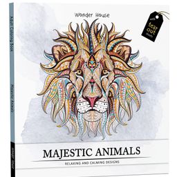 Majestic Animals Colouring Book - English-15