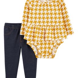 Carter's 2-Piece Houndstooth Bodysuit Pant Set-image-99