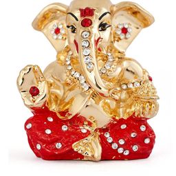 Kulin Resin God Appu Ganesh with Red Embellished Dhoti-image-65