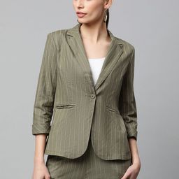 Global Republic Striped Single-Breasted Blazer-picture-54
