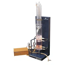 Supertek Double Quartz Distillation Unit, Power Rating 4.4 kW, Distilled Output 2.5 LPH, CH14045-25DQ-4