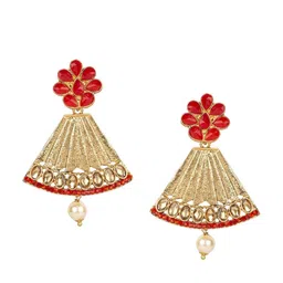 Anouk Triangular Jhumkas Earrings image 3