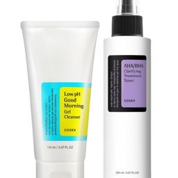 COSRX Set of Low pH Good Morning Gel Cleanser & Clarifying Treatment Toner - 150ml each-12