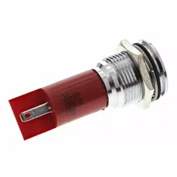RS PRO Red Panel Mount Indicator , Mounting Hole Size 16 mm, Termination Type Solder Tab, Model No 203919 image 3