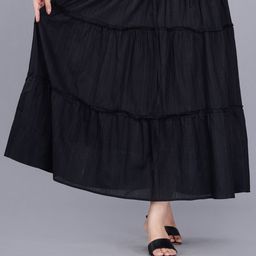 Cloth Bites Cotton Midi Flared Skirt image 1
